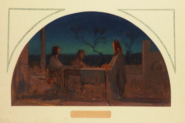 1925 ca. - La cena in Emmaus (bozzetto)